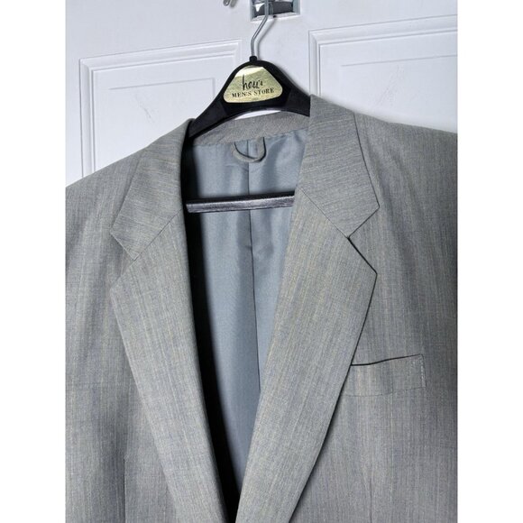 Men’s Light Gray 2 Piece Suit No Brand Or Tags - Read measurements! - Picture 6 of 15